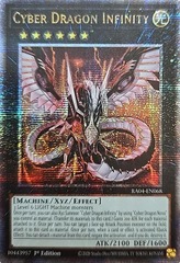 Cyber Dragon Infinity (Regular Art) - RA04-EN068 - Quarter Century Secret Rare - 1st Edition